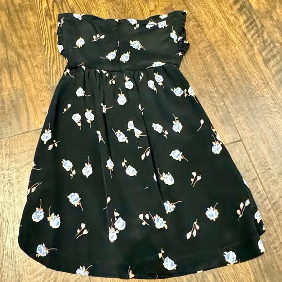 For Love And Lemons Black Floral Mini Dress - Picture 6 of 10